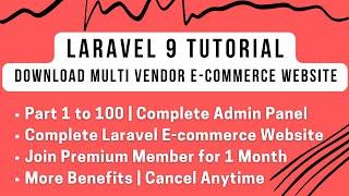 Download Laravel 9 Website | Source Code of Multi Vendor E-commerce Website in Laravel 9