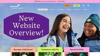 Girl Scouts Nations Capital New Website Overview