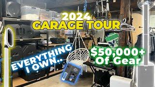 DJ Gear Tour 2024 - All My Equipment (Speakers, Lights, Truss, Cold Sparks, and MORE)