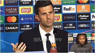 Conferenza stampa THIAGO MOTTA THURAM pre Lille-Juve: "Douglas Luiz recuperato, determinati a..."