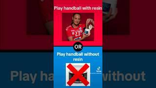 Would you rather play with resin? #handball #wouldyourather
