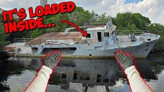 I Searched a REAL GHOST SHIP and found this...