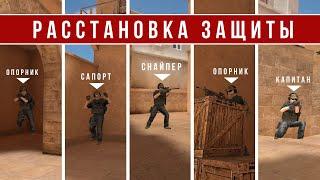 КАК ИГРАТЬ ЗА ЗАЩИТУ НА КАРТЕ SANDSTONE В STANDOFF 2