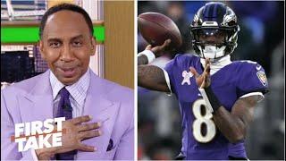 FIRST TAKE | Lamar is NFL's QB measuring stick! - Stephen A. admits Ravens could win Super Bowl LIX