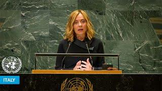  Italy - Prime Minister Addresses United Nations General Debate, 79th Session | #UNGA