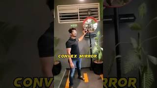 Convex mirror-Parking mirror ka Funda #fun #physicsfun #science #sciencemadness