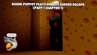 SP Movie: Shark puppet plays Roblox Cheese Escape