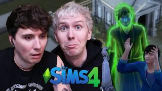 OUR FIRST SIMS DEATH - Dan and Phil play The Sims 4: Season 2 #17