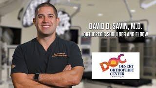 David D. Savin, M.D. - Orthopedic Shoulder and Elbow
