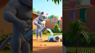 Kisaan ne Billi ko patak diya... phir kya hua?  #shortshindi #emotionalstory #animatedstory