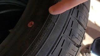 What are the Yellow and Red dots on new tires