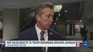 Rep. Ogles reacts to Trump endorsing House Speaker Johnson