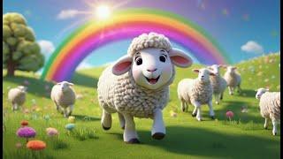 Baa Baa Rainbow Sheep | Color and Count Song for Kids | Fun Animal Rhyme for Toddlers