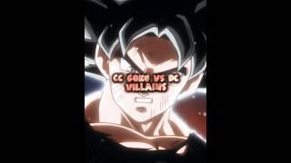 CC Goku Vs DC Villains #goku #dbz #dbs #dragonball #comics #dc #trending