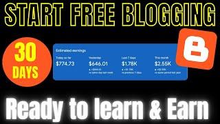 30 Day Blogging Challenge | Earn Money from google AdSense