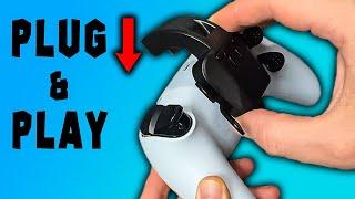 4 Back Paddles USB Attachment Kit for PS5 Controller