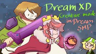 Dream and Technoblade Animatic feat Philza II Dream XD on Creative mode in Dream SMP