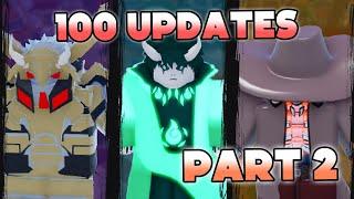 100 UPDATES COMPILATION Part 2 + (NEW CODES) | Shinobi Life 2