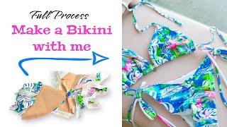 Make a bikini with me | Detailed voiceover | Full Process & Tips by a professional