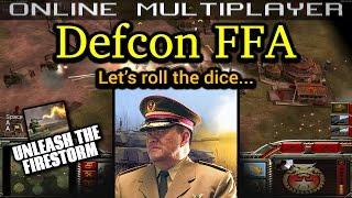 Defcon FFA - Tank General - Pro Rules | C&C Generals Zero Hour | No Commentary