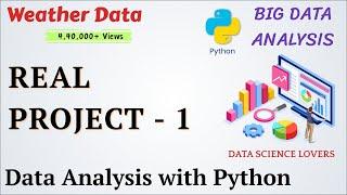 Project - 1 | Data Analysis with Python | #DataScience | Weather Dataset