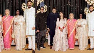 Aishwarya Rai,Abhisekh, Jaya bachchan,Aaradhya, Amitabh bachchan together at grand Wedding