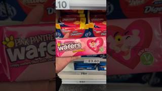 PINK WAFER BISCUITS #pinkpanther #biscuits #snacks
