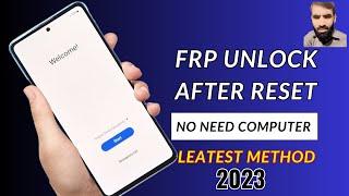 How to FRP Bypass Lock on Any Android Phone: Easy Guide |Without Pc|Android 13 Frp Bypass 2023