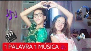 1 PALAVRA 1 MÚSICA FT. GABRIELA | Amanda Vitória