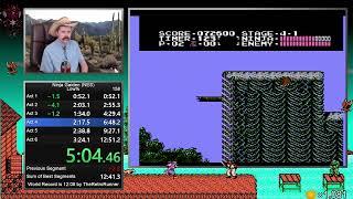 Ninja Gaiden NES low% (sword only) speedrun for "fun"