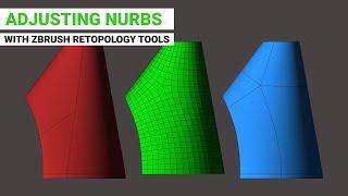 Fixing Broken NURBS surface: NURBS Retopology using ZRemesher & Mesh to Solid using CAD