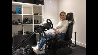 DRIVE WITH KATE! FIRST TIME ON THE RIG! #GTOMEGARACING