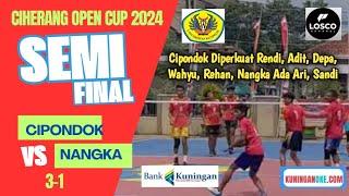 Live Voli | Adit, Robi, Deva, Wahyu (Cipondok) (Sandi, Kia, Ari) Nangka| Open Voli Ciherang Cup