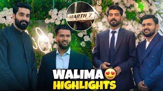 Last episode of wedding series | Walima highlights | Bilal Marth