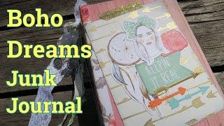 Boho Junk Journal / SmashBook // Memory Journal Ft. Boho Dreams KaiserCraft | I'm A Cool Mom