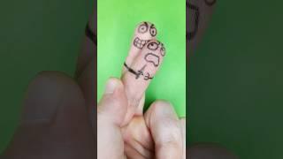 My fingers Story  #ytshorts #seesocraft #drawing