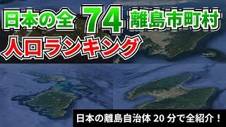 【最新版】日本の離島市町村人口ランキング