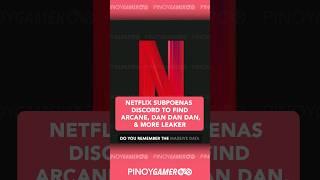 Netflix subpoenas Discord  #dandandan #philippines #pinoygamer #news #shorts #shortsph