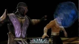 Mortal Kombat 9 Rain First Fatality "Bubble Burst"