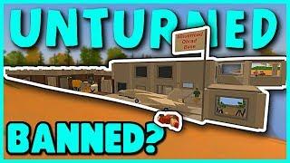 ANGRY ABUSIVE ADMIN BASE RAID! WE GOT BANNED MID RAID! (Unturned Base Raid)