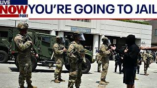 LA riots: FBI Director Patel warns protesters against hitting cops