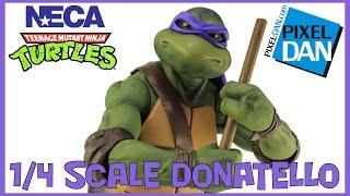 Donatello NECA Toys Teenage Mutant Ninja Turtles Movie 1/4 Scale Figure Video Review