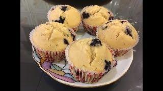 Briose cu afine/ Blueberry Muffins Recipe | Cristine Cuisine