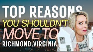 Reasons NOT to Move To Richmond, Virginia | Cons of RVA | Life in Richmond | Liz Brown Realtor Daily