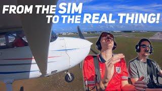 Can A Sim Pilot Fly A Real Plane? | Discovery Flight