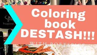 Destash-  Coloring book destash