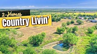 2 HOME PROPERTY with 11 ACRES NEAR LAKE TEXOMA