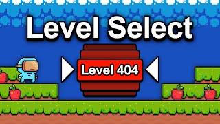 The Best Level Select Set-Up - With GDevelop