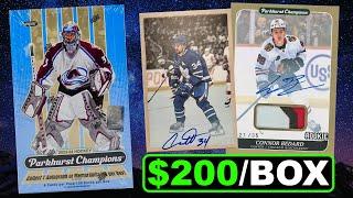 DON'T COME FOR MY THROAT! - 2023-24 Upper Deck Parkhurst Champions Hockey Hobby Box Break