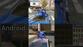 Marvel's Spider-Man PS5 vs Android | Car Chase